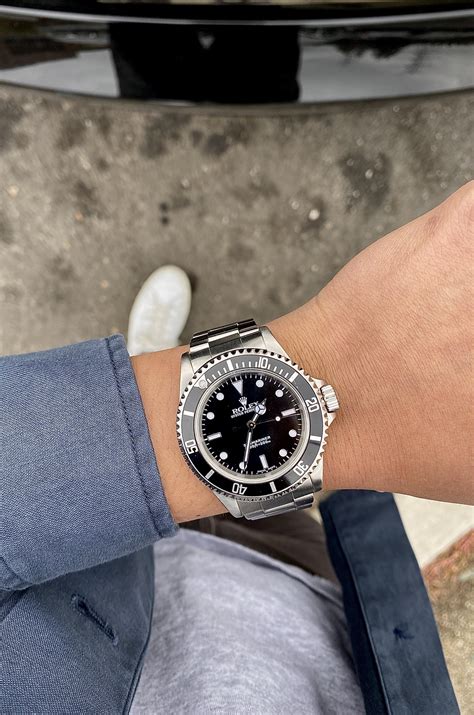 rolex submariner small wrist